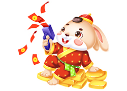 兔年佳節(jié)到，廣州品尚生物向您問個(gè)好！廣州品尚生物祝您萬事如意，發(fā)大財(cái)！