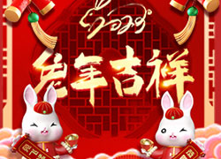 玉兔送福，開門大吉！廣東微肽給您拜年了！